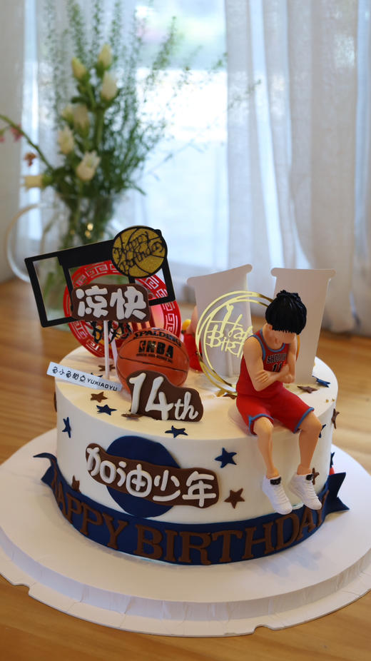 双面蛋糕（篮球+祝寿） 商品图3