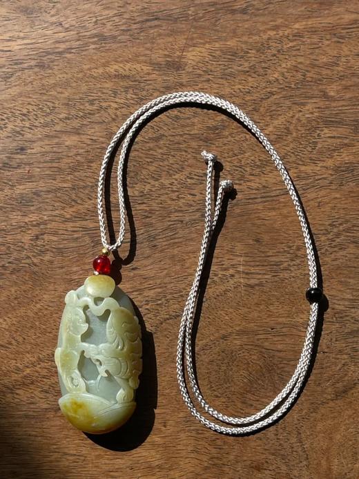 金沁青白玉雕虎戏猴随形原石，顺丰包邮 商品图9