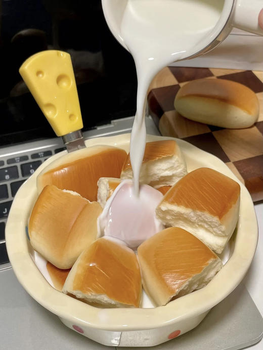 ✨【果然U品香香奶馒头】“喝牛奶长大的馒头”🍞✅手工揉制➕动物黄油奶香，有了它，🍳早餐不用愁，点心不担忧‼️  商品图10