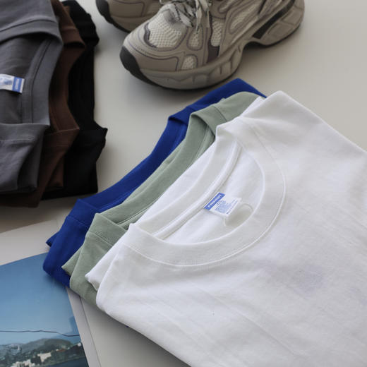 强推‼️系列T恤杀疯了‼️高克重长绒棉❗260高克重【男士虎头刺绣短袖T恤 】200斤兄弟穿上直接帅到报警❗ 商品图3