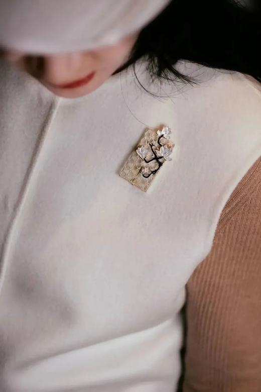 又见玉兰｜胸针耳环套系 商品图11