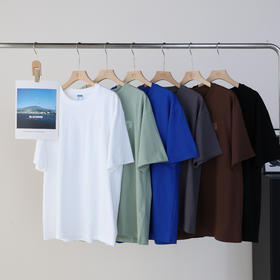 强推‼️系列T恤杀疯了‼️高克重长绒棉❗260高克重【男士虎头刺绣短袖T恤 】200斤兄弟穿上直接帅到报警❗