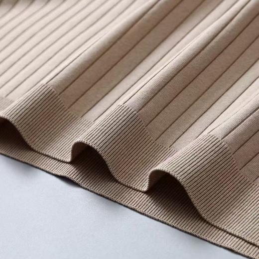 夏季新款翻领条纹短袖T恤男修身百搭纯色上衣   YH-F5977* 商品图6