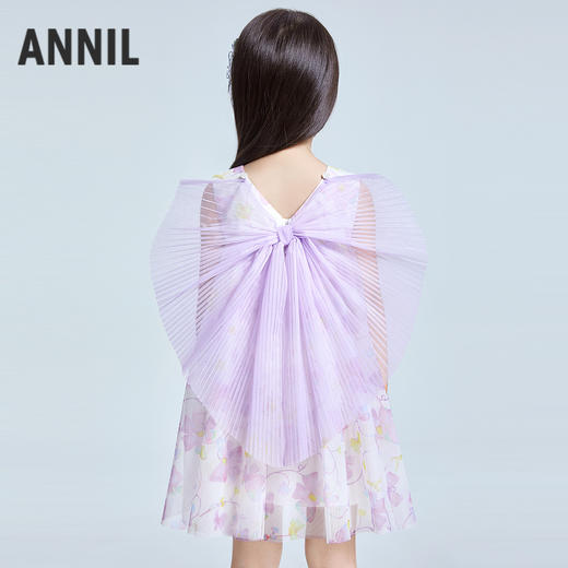 【实体店同款】女童无袖连衣裙夏季新款安奈儿童装XG523650 商品图2