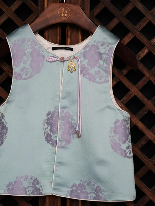 盛唐牡丹| 儿童系列|Kids 君子梅团花纹马甲 商品图10