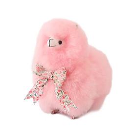 温暖驼20厘米羊驼毛公仔玩偶摆件 3色可选 白色，米色，红色