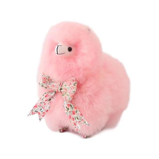 温暖驼20厘米羊驼毛公仔玩偶摆件 3色可选 白色，米色，红色 商品图0