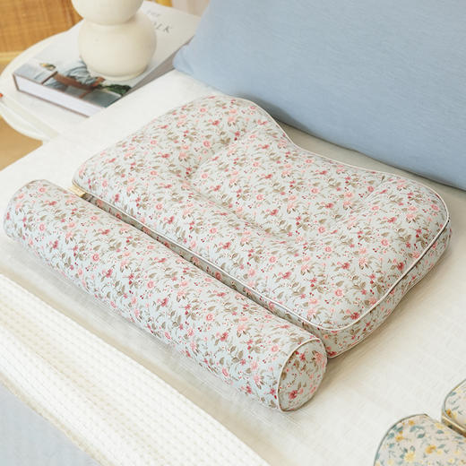 复古碎花系列分区枕头护颈椎助睡眠专用荞麦皮成人睡觉家用单人 商品图4