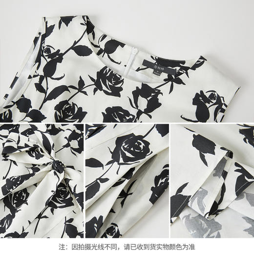 【商场同款】CND5367 “ 玫瑰剪影裙 ” 亲肤舒适 轻盈而坚韧 花型连衣裙 商品图7