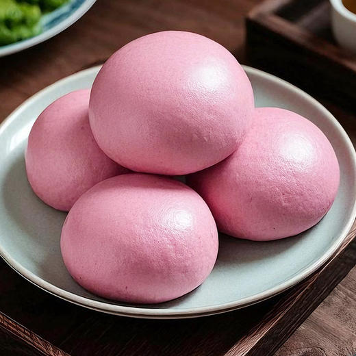 富世康粗粮馒头 紫薯黑米馒头早餐儿童老面饽饽早点加热即食 商品图7