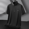 【冰丝】【DWN】大依优型大码男装短袖POLO衫T恤加肥加大宽松休闲冰丝打底夏季胖子男士上衣 商品缩略图4