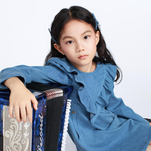 鹿谧 牛仔连衣裙 商品图4