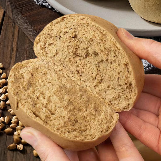 富世康低GI馒头360g/袋 青稞苦荞馒头杂粮馍馍主食早餐营养健康 商品图4