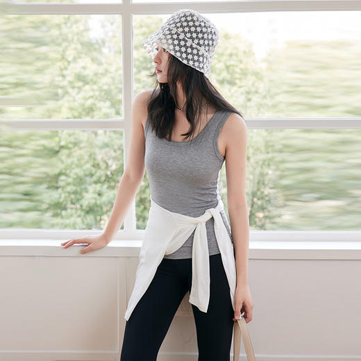 【BHH】【任选2件 单件不发】【黄金三角！羊毛×兰精天丝】ROW款平替春夏打底背心  WJ-9961 商品图3