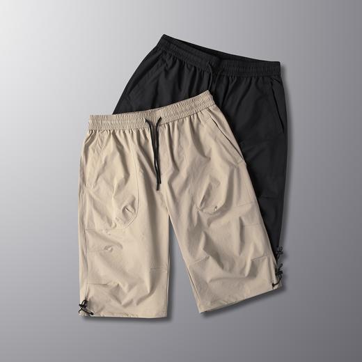 【新款DK】大依优型大码男装短裤五分裤中裤弹力加肥加大大号短裤运动男士胖子 商品图1