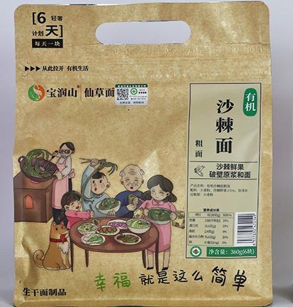 宝润山有机沙棘(粗)面 360g/袋 商品图0
