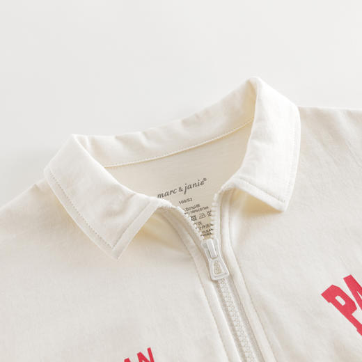 马克珍妮男童美式学院休闲polo衫 儿童短袖T恤上衣夏装新款550577 商品图3