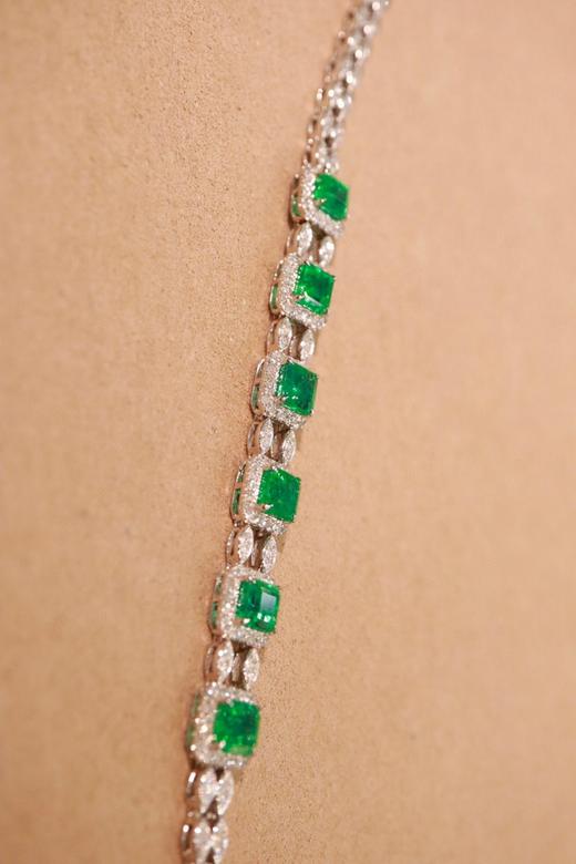 2.75ct刻面祖母绿手链 商品图4