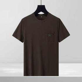 意奢品味高舒适度莫代尔打底衫夏季透气亲肤男士休闲圆领短袖T恤   YH-FL87378*