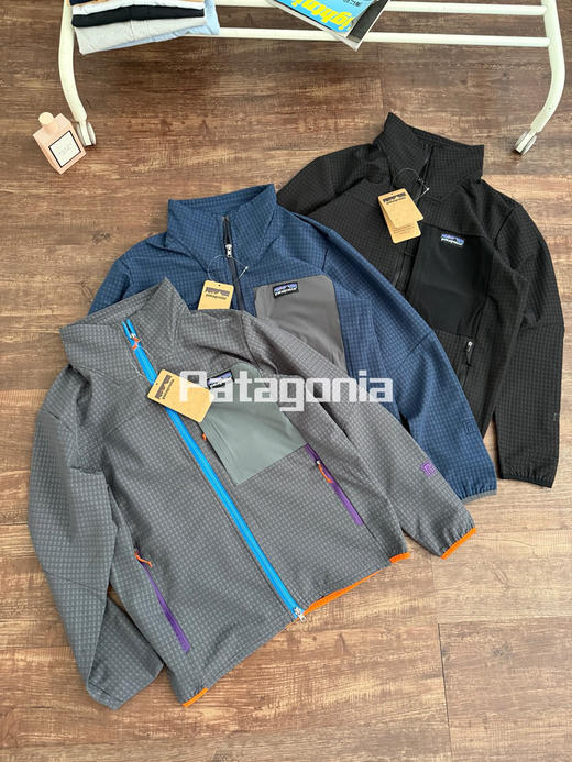 原单正品 Patagonia/巴塔哥尼亚 R2 Techface 25SS  薄款 立领外套户外中间层外套
M~3XL
黑色 藏青  灰色 商品图0