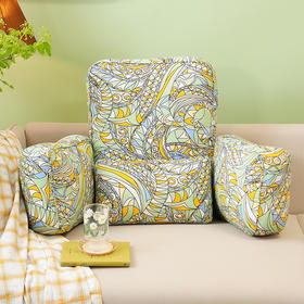 复古撞色系列可调节腰靠靠垫沙发飘窗软包靠背榻榻米高级感腰靠垫卧室可拆洗