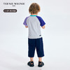 TeenieWeenie Kids小熊童装夏男女宝宝撞色吸湿速干凉感T恤T0RW256488H 商品缩略图3