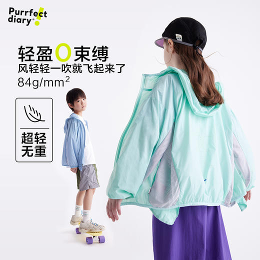 【凉柔防晒】【咕噜日记】童装儿童防晒服25夏男女童凉感防晒外套户外PXW2506 商品图2