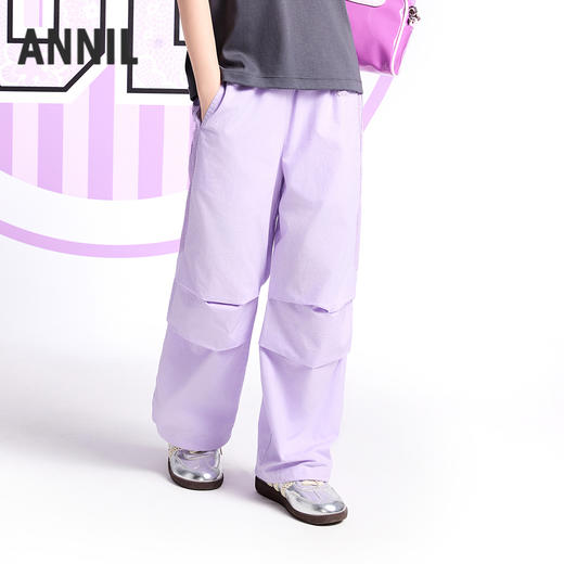女童全腰梭织单裤夏季新款安奈儿童装实体店同款AG526674 商品图2