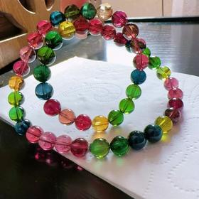 7mm-8mm多圈彩虹碧玺手串