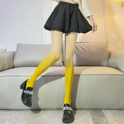 【一撕即爽】性感渐变炫彩丝袜 一体袜长筒丝袜打底袜 性感黑丝诱惑装可撕激情内衣女A51 商品图12