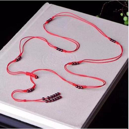 【女性之力❗石榴石编织腰链】古老文化纯手工编织 ，圆润饱满美观高雅，红玛瑙生肖本命年红绳腰链蛇年QQ 商品图5