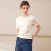 EITIE爱特爱舒适柔软百搭基础款短袖多色圆领针织衫2025春夏新款A2501507 商品缩略图4