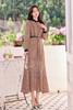 Le Malene V领几何印花单排扣连衣裙 19877 商品缩略图4
