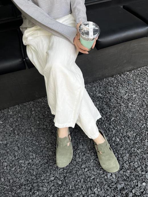 2.8mm超厚牛反绒、经典4层软木鞋床，EVA防滑纹路大底半拖款、全包款 商品图5