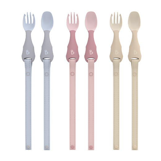 Bibado 婴幼儿叉勺套组-可连接反穿衣 商品图0