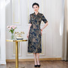 HQ-A018单层夏季新款修身显瘦遮肚收腰日常可穿优雅女改良旗袍连衣裙 商品缩略图3