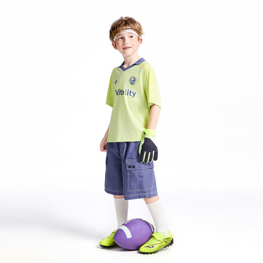 男女童翻领SORONA凉感短袖上衣夏季新款安奈儿童装实体店同款AM521622 商品图5