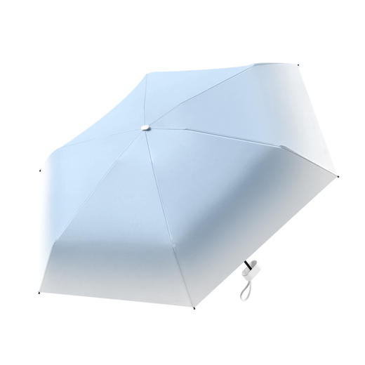 【防雨防晒，小巧迷你】梦幻渐变色口袋五折伞 高密度伞布 黑胶防晒 UPF50+ 小巧迷你 一手掌握 赠胶囊收纳盒 商品图4