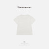 COCO ZONE 刘一一 25新款简约修身显瘦休闲圆领短袖T恤CD1A0283 商品缩略图3