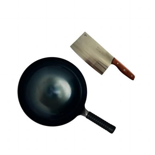 金卫德 章丘铁锅32cm+菜刀-美拾美刻 JWD-006 商品图0