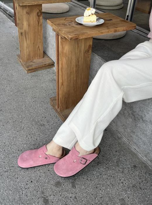 2.8mm超厚牛反绒、经典4层软木鞋床，EVA防滑纹路大底半拖款、全包款 商品图6