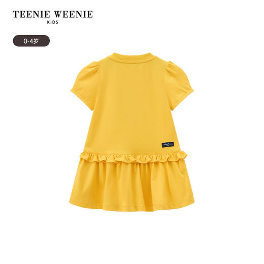 TeenieWeenie Kids小熊童装女宝宝泡泡袖短袖印花连衣裙T0OM256367I 商品图6
