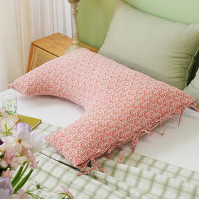 心形花束系列侧睡U型枕护颈椎助睡眠荞麦壳皮成人睡觉家用U型抱枕可拆洗