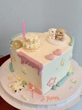 【手绘款】爱心小熊