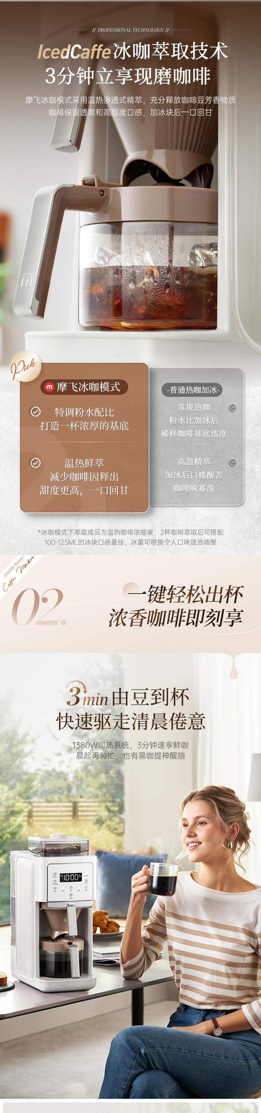 摩飞MR7009磨豆咖啡机 商品图2