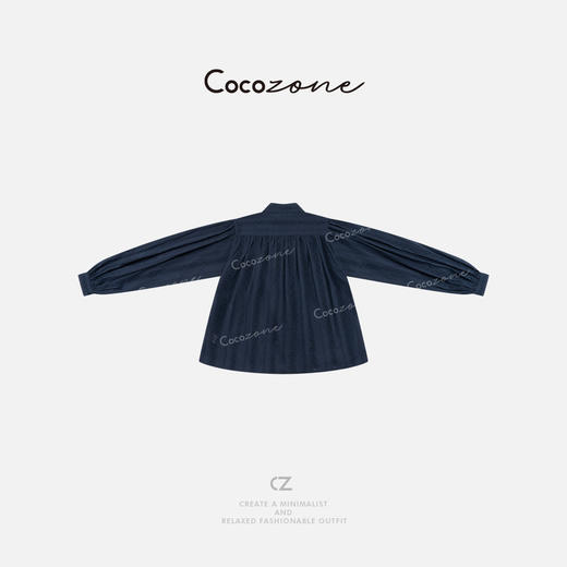 COCO ZONE 刘一一 25春季100棉镂空轻薄套头衬衫CD2A0396 商品图1