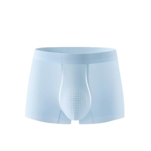 【59元4条】【大牌同款120支冰丝内裤】男士无痕冰丝内裤  7A级纯棉抑菌裆轻薄凉爽内裤 商品图4