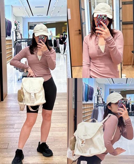 lulu露露抽绳桶型双肩包（MT） 商品图4