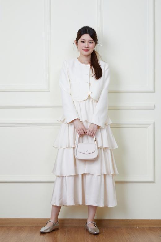 ELLA JADE 小香风外套蛋糕连衣裙套装 19912 商品图0