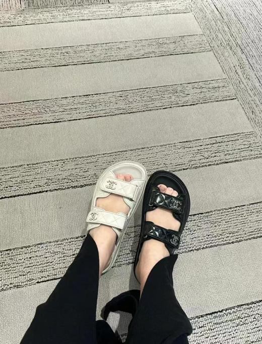 𝐂𝐇𝐀𝐍𝐄𝐋香奈儿新疆魔术贴沙滩凉拖（HC） 商品图7